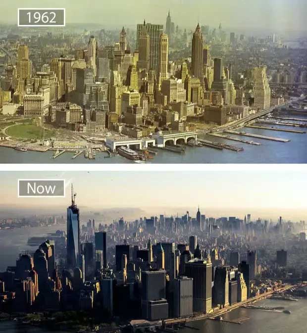 Loạt ảnh cho thấy, sự thay đổi đáng kinh ngạc của những thành phố nổi tiếng nhất thế giới trong thế kỷ qua