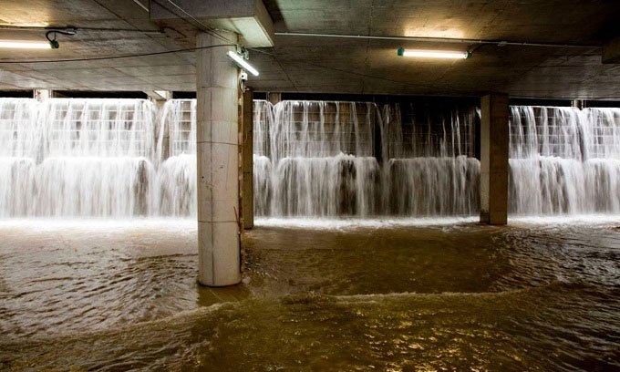 Mạng lưới đường hầm tỷ đô bảo vệ Hong Kong khỏi ngập lụt