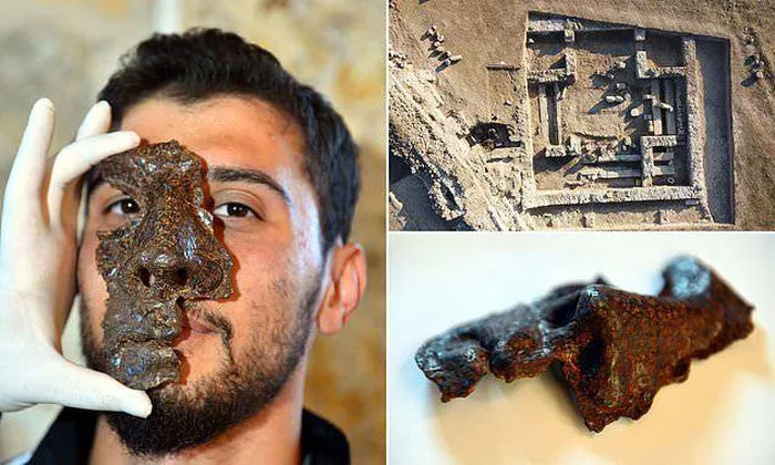 Mặt nạ kỵ binh La Mã 1.800 năm tuổi được phát hiện ở Thổ Nhĩ Kỳ
