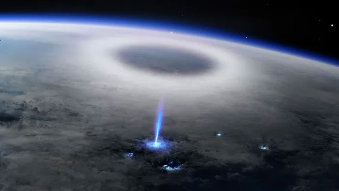 Máy dò trạm vũ trụ tìm thấy nguồn gốc của tia sét tia xanh kỳ lạ