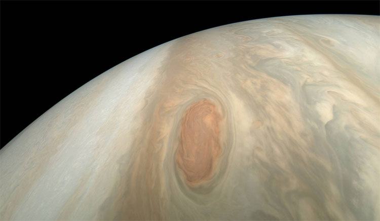 Một sao Mộc Jupiter tuyệt đẹp dưới góc nhìn của tàu Juno