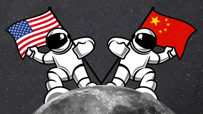 Mỹ và Trung Quốc chia sẻ Mặt trăng ra sao?