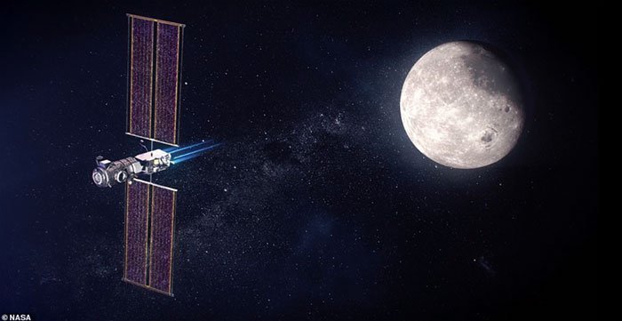 NASA chia sẻ ảnh mô phỏng trạm vũ trụ Mặt trăng đầu tiên