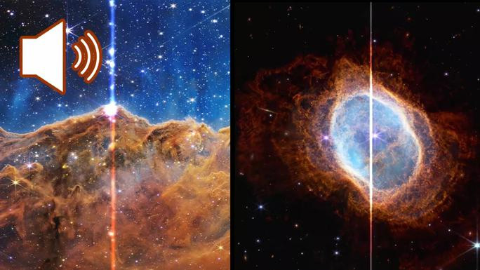 NASA công bố 3 bản nhạc ma quái từ tinh vân và hành tinh khác