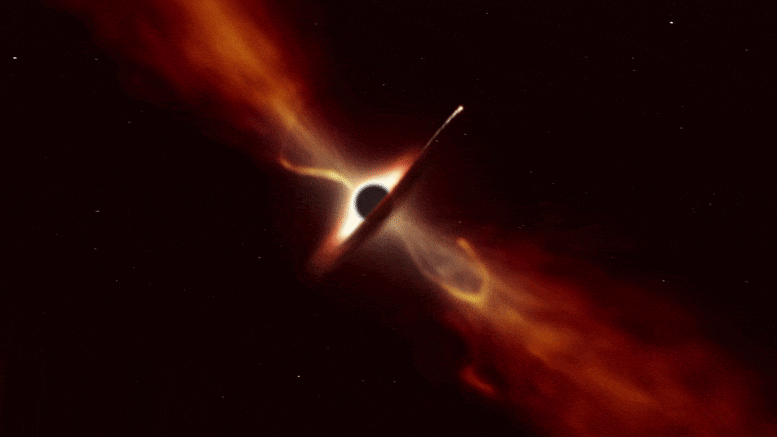 NASA ghi lại hình ảnh hố đen ăn thịt một ngôi sao