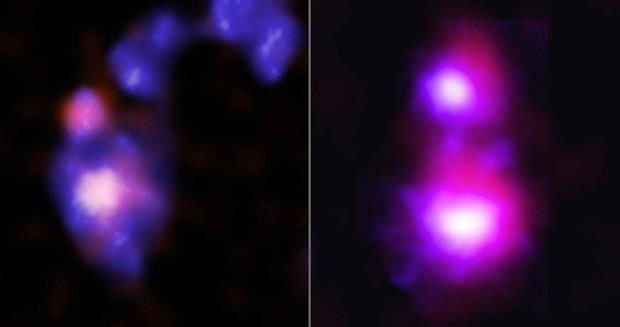 NASA phát hiện 2 lỗ đen khổng lồ trong thiên hà lùn sắp va chạm