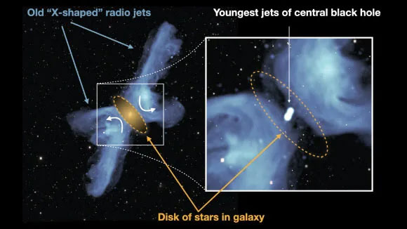 NASA phát hiện cấu trúc giống như cây thánh giá ở giữa thiên hà