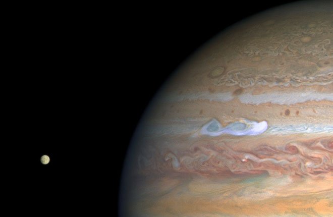 NASA phát hiệu siêu bão khổng lồ có tốc độ 560km/h hình thành trên sao Mộc