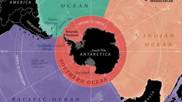 National Geographic đưa đại dương thứ 5 của Trái đất lên bản đồ