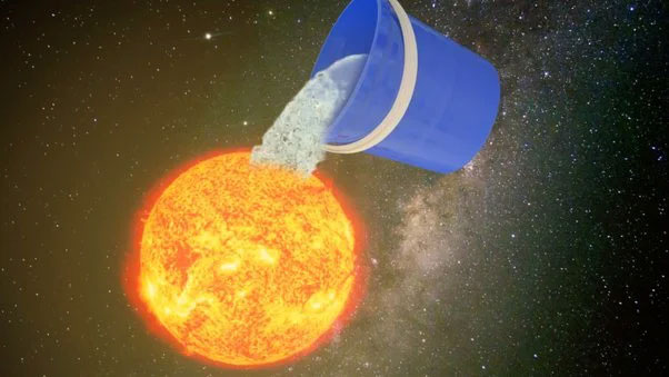 Nếu đổ toàn bộ nước của Trái đất lên Mặt trời, chuyện gì sẽ xảy ra?
