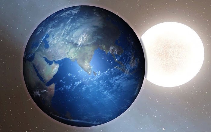 Nếu Trái đất có kích thước lớn hơn Mặt trời, một kết cục hoàn toàn bất ngờ sẽ xảy đến với chúng ta