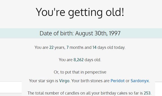 Ngày bạn ra đời thế giới có gì đặc biệt? Website này sẽ cho bạn câu trả lời!