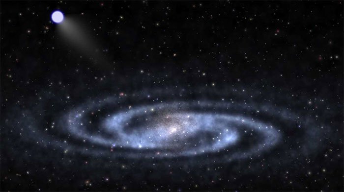 Ngôi sao bay hơn 1.000km/giây sau khi trốn khỏi siêu hố đen