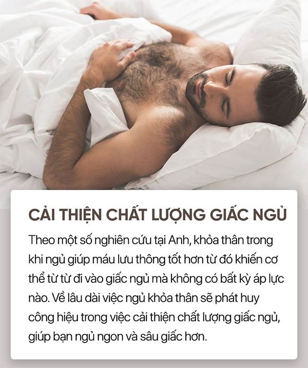 Ngủ khỏa thân và những lợi ích mà có thể bạn chưa biết