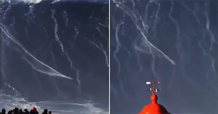 Người đàn ông lập kỷ lục vượt qua con sóng cao 35 mét