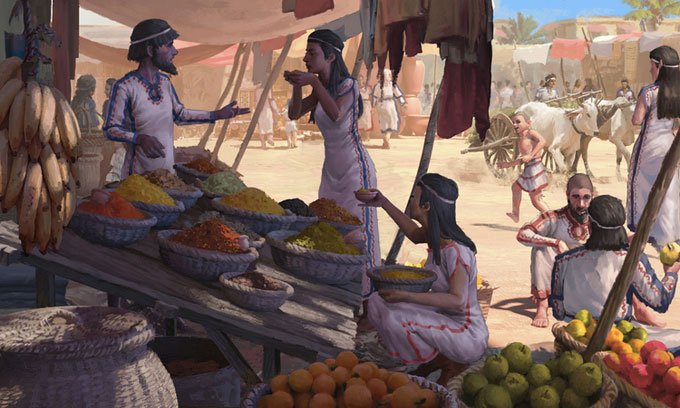 Người Địa Trung Hải nhập khẩu đồ ăn từ 3.700 năm trước