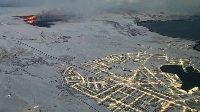 Những bức ảnh kinh hoàng về núi lửa phun trào tại Iceland