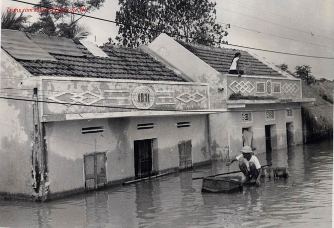 Những hình ảnh về trận đại hồng thủy ở miền Bắc năm 1971