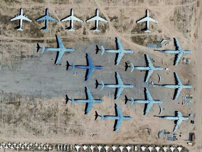 Những nghĩa địa khổng lồ nơi máy bay nằm chờ chết