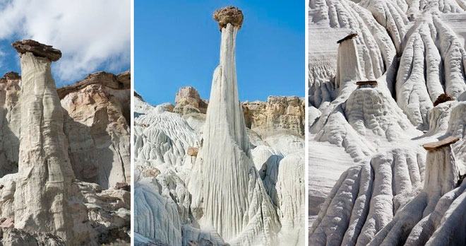 Những tháp đá kỳ lạ mang tên ma trắng