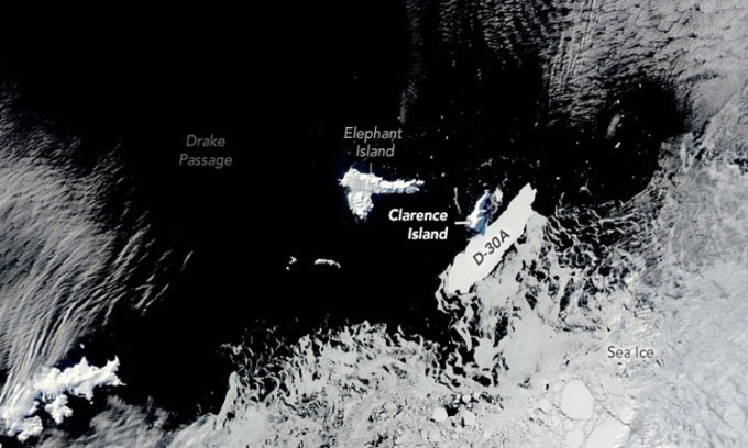 Núi băng trôi 72km suýt gây thảm họa sinh thái ở Nam Cực
