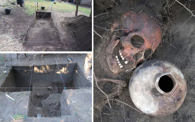 Phát hiện hài cốt phụ nữ gần 900 năm chôn trong xuồng gỗ
