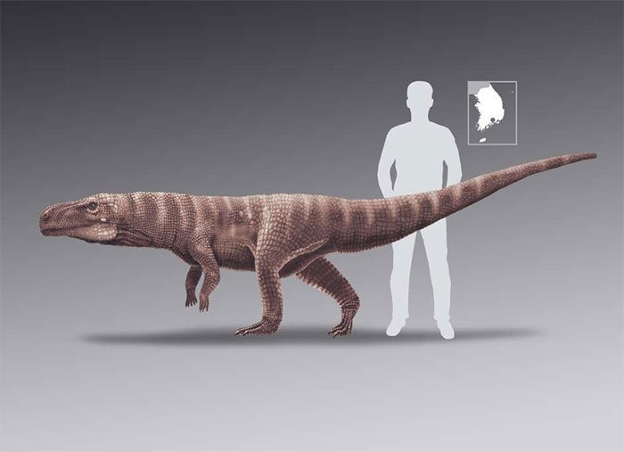 Phát hiện loài cá sấu tiền sử dài 3m đi bằng hai chân