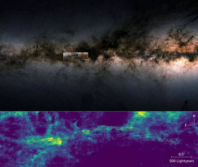 Phát hiện Maggie - bóng ma dài 3.900 năm ánh sáng vắt ngang thiên hà chứa Trái đất