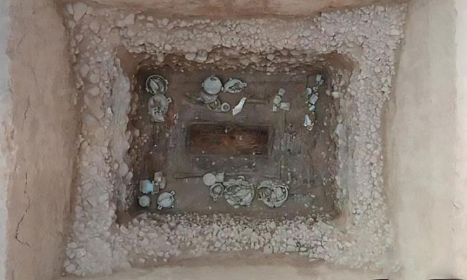 Phát hiện mộ quý tộc chứa hài cốt phụ nữ mang thai