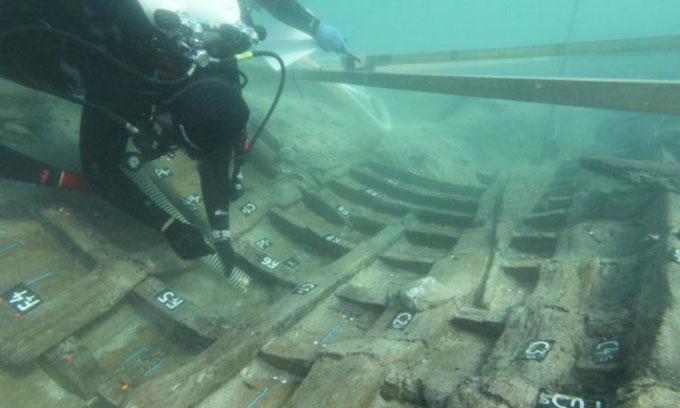 Phát hiện tàu La Mã chìm dưới biển 2.000 năm