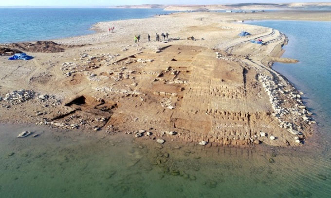 Phát hiện thành phố 3.400 năm tuổi nhô lên trên sông Tigris