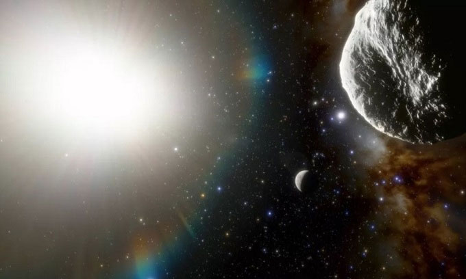 Phát hiện tiểu hành tinh quay nhanh nhất quanh Mặt trời