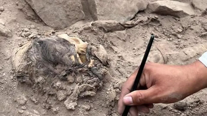 Phát hiện xác ướp 3.000 năm tuổi nằm dưới bãi rác ở Peru