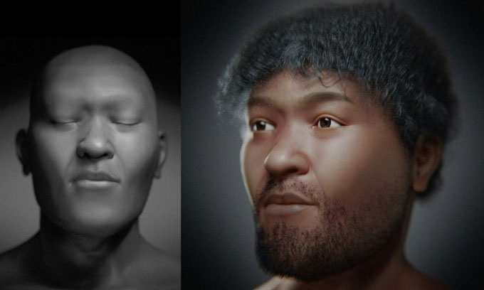 Phục dựng gương mặt người đàn ông Ai Cập cách đây 30.000 năm
