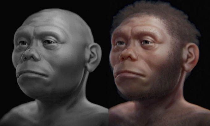 Phục dựng khuôn mặt người sống cách đây 50.000 năm