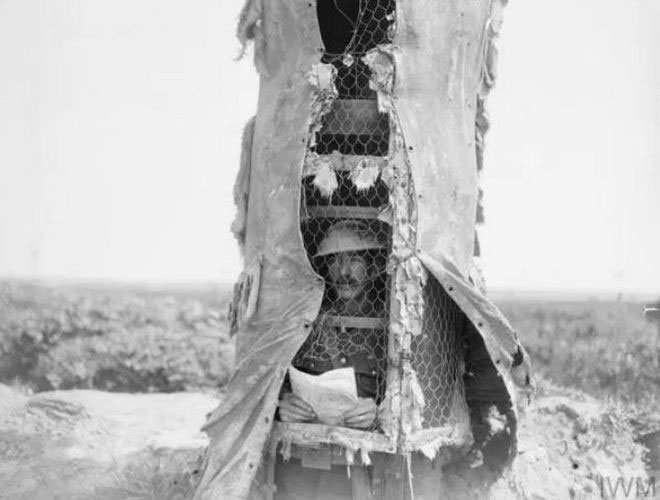 Phương pháp ngụy trang độc đáo cho chòi canh trong Thế chiến thứ Nhất