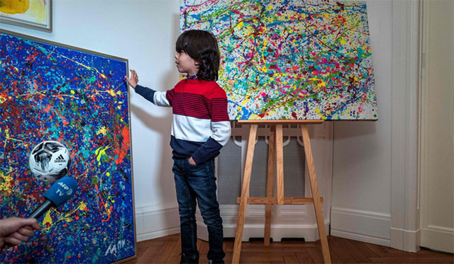 Picasso nhí của Đức gây ra cơn bão trong thế giới nghệ thuật dù mới chỉ 7 tuổi