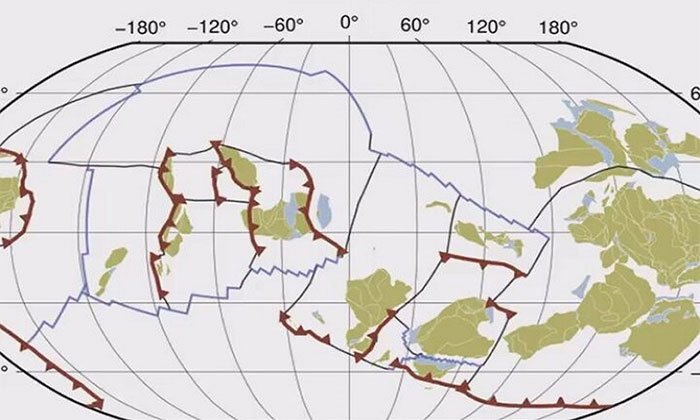 Quá trình dịch chuyển của mảng kiến tạo trong một tỷ năm