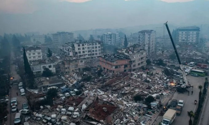 Quá trình tích tụ áp lực dẫn tới động đất ở Thổ Nhĩ Kỳ