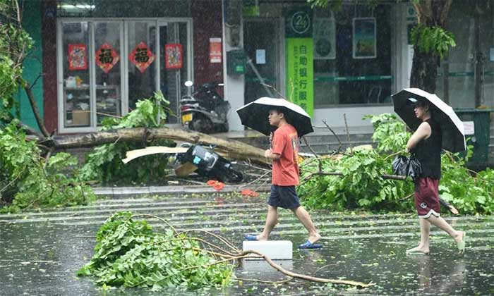 Siêu bão Yagi đổ bộ Trung Quốc hai lần