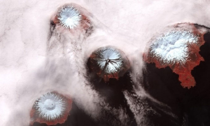 Siêu núi lửa khổng lồ có thể nằm dưới quần đảo Alaska