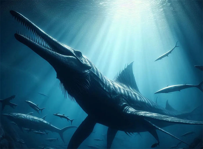 Sinh vật lạ dài 30m: Tưởng khủng long, hóa ra là thứ quái dị hơn!
