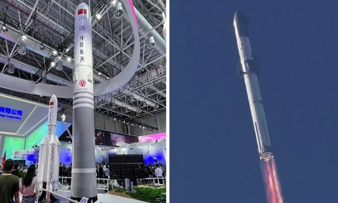 So sánh tên lửa Trường Chinh 9 và Starship