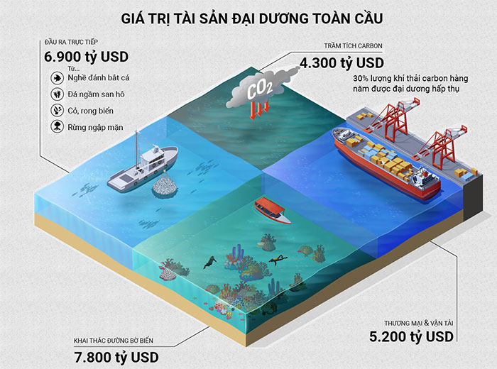 Tác động của con người đối với kinh tế biển