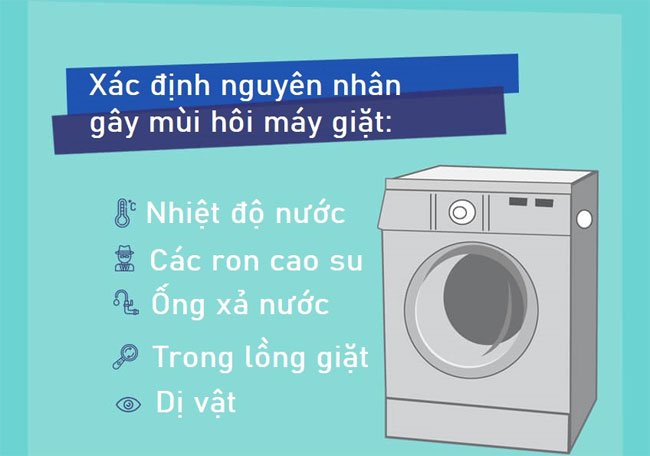 Tại sao lồng máy giặt lại bị hôi?