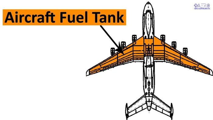 Tại sao máy bay lại có thùng nhiên liệu trên cánh?