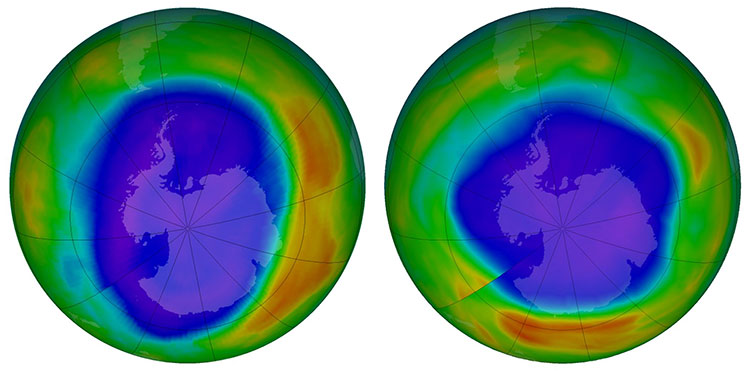 Tầng ozone của Trái đất đang được lấp đầy trở lại