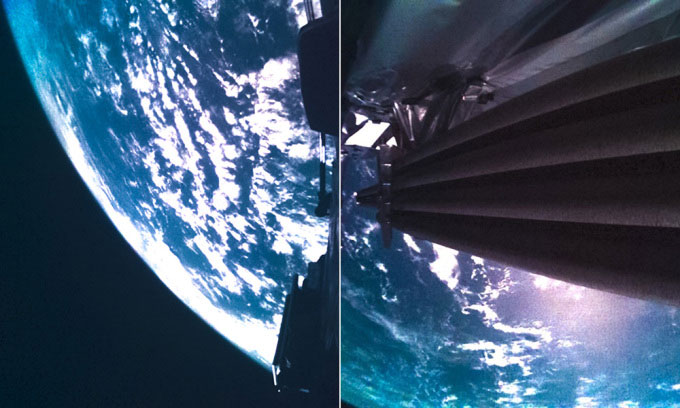 Tàu châu Âu chụp ảnh selfie đầu tiên ngoài vũ trụ