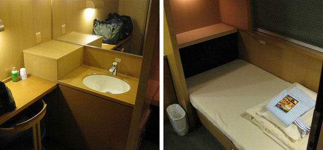 Tàu hỏa xuyên đêm ở Nhật Bản: Bên ngoài cũ kĩ đơn sơ, bên trong nội thất tiện nghi bất ngờ