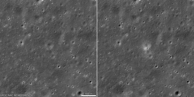 Tàu NASA chụp ảnh tàu Trung Quốc ở phía xa Mặt trăng